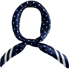 FONYVE 100% Mulberry Silk Scarf for Hair - 27" Square Head Scarf for Women - Lightweight Neck Scarf with Gift Packed