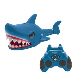 Lexibook - Crazy Shark - Remote Control Shark, Up to 3mph, Automatic Hunt and Dance Modes, programmable, Music Effects, Blue, SHARK01