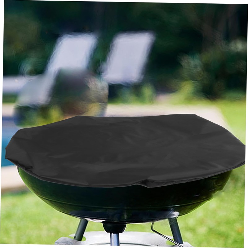 Outanaya Waterproof BBQ Grill Cover 112cm Diameter Oxford Cloth Barbecue