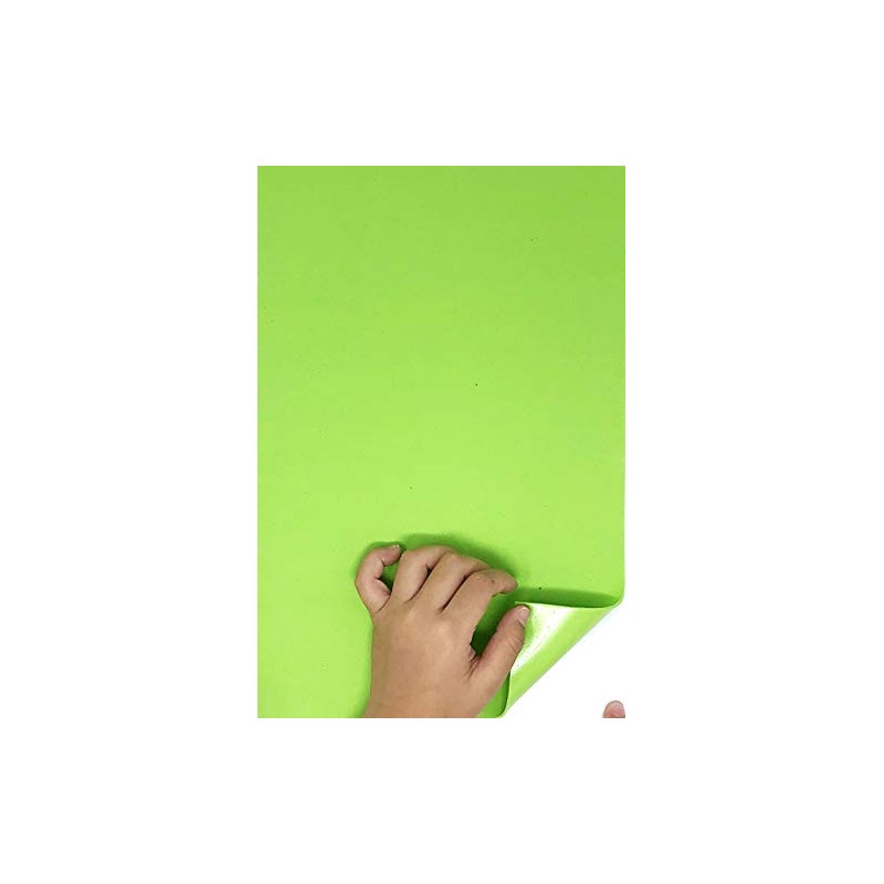 Allgala 20 Pack Self-Adhesive EVA Foam Paper 8x12 Inch Sheets-Lime-CF85409