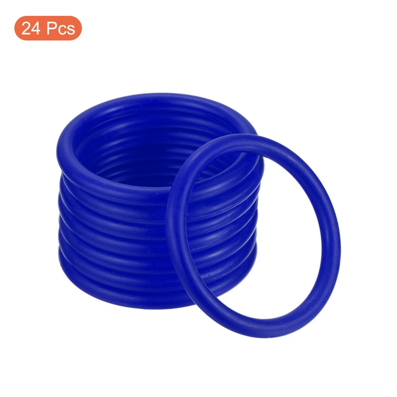 PATIKIL Carnival Ring-Toss Rings 6cm ID, 24 Pack Plastic Hoop