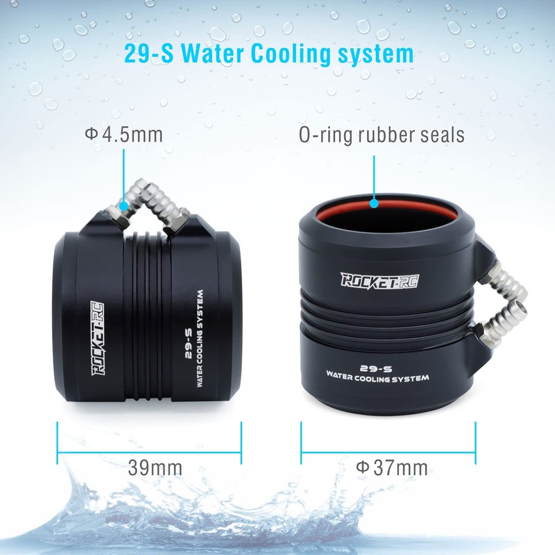 Surpass Hobby 2948 5880KV Brushless Motor Shaft 3.175mm with Water