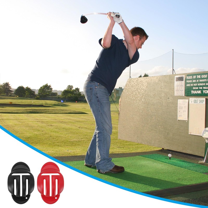 PATIKIL Golf Ball Line Marker Tool, 2 Pack Golf Ball