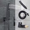 Ackwave Shower Faucet Matte Black Shower System with 12 Inches