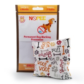 NOPEE Dog Marking Prevention Product – Dog Pee Deterrent Indoor – Puppy Potty Training Aids– Long-Lasting Pee Stopper Bag, Pet & Child Safe, No Sprays, 6 Months Protection - White Woof
