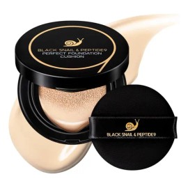 Farmstay Black Snail & Peptide 9 Perfect Cushion Foundation