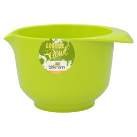 Birkmann Colour Bowls, Mixing and Serving Bowl, Small, 0.75 Litres, Melamine Bowl, Scratch-Resistant, Stable, Sustainable, Lime, 708716