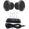 Herdio 3" 140W Marine Bluetooth Speakers Boat Motorcycle Stereo W/
