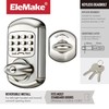 Keyless Entry Keypad Deadbolt - Digital & Mechanical Door Lock,