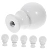 Operitacx 6Pcs Solid Zinc Alloy Lamp Finials Decorative Lamp Shade