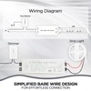NAWVACE 60W Triac Dimmable LED Driver, 24V 2.5A Power Supply,