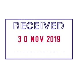 Trodat Printy 4750L1 Self Inking Dater - Received