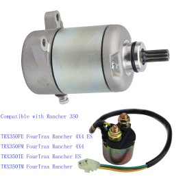 Soarider Rancher 350 Starter for Honda TRX350FE FourTrax Rancher 4X4 ES 18607 with Relay