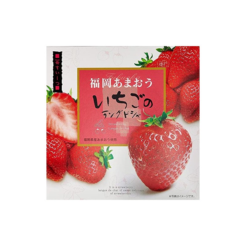 Daiho Bussan Fukuoka Amaou Strawberry Langue de Cha, 10 x