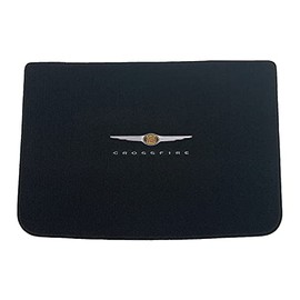 Lloyd Mats Heavy Duty Carpeted Floor Mats for Chrysler Crossfire Coupe 2004-2008 Charcoal - Chrysler Crossfire Double Logo (Charcoal, Cargo)