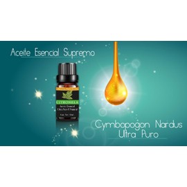 Alluem Aceite Esencial de Citronela 100% Natural Y Puro Aromaterapia