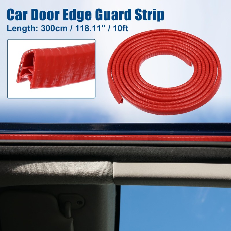 X AUTOHAUX 10ft Car Door Edge Guard U Shape Rubber