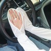 UV Protection Hand Back Arm Sleeves - Perfect Cover Cool Sleeves for Summer Driving & Golf Tennis C Sky Blue 2ea