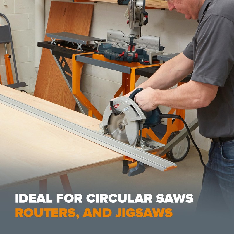 BORA 50” NGX Clamp Edge, Straight Cut Guide for Circular