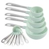 COOK WITH COLOR Measuring Cups Set and Measuring Spoon Set,