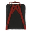Fjallraven Women's Kanken Backpack, Black/Ox Red, One Size