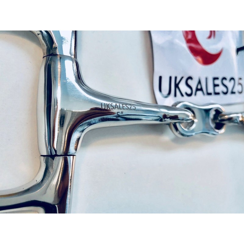 UKSALES25 French Link Full Cheek Fulmer Snaffle (Horse Bits) (5")