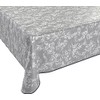 BEAUTEX Oilcloth Tablecloth Wipe Clean Non-Slip with Piping Band Square