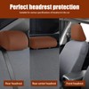 gunhunt Pack-2 Car Headrest Covers, Soft Dust-Proof Protector Covers, Seat