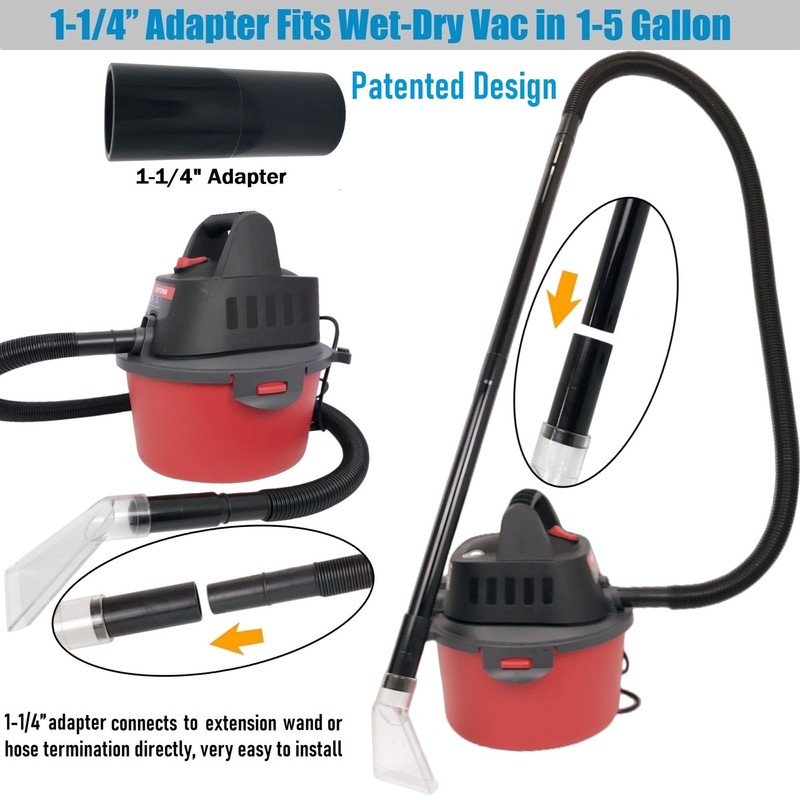 Happy Tree Universal Fits All Shop Vacs with 2-1/2" &