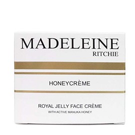 HoneyCreme New Zealand Royal Jelly Crema facial con miel de manuka activa tarro de 3.4 onzas líquidas. Crema antienvejecimiento original, auténtica y natural.