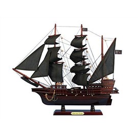 Blackbeard's Queen Anne's Revenge 20" - Wooden Pirate Ship - Pirates of The Ca