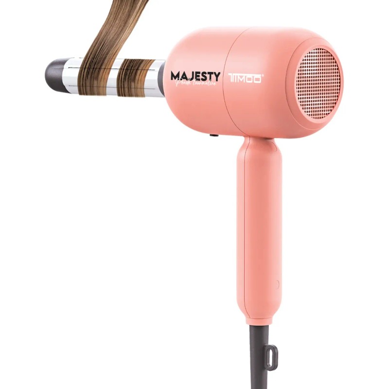Secadora Rizador Cabello Majesty Dos Barriles 25 Mm Tourmalina Color