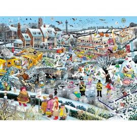 Mike Jupp Jigsaw Puzzles - I Love Winter - 1000 Piece Jigsaw Puzzle For Adults | Made In Britain | 66cm X 50cm