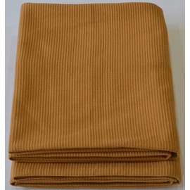 GO GREEN ORGANICS, Waffle Bath Towel Pack of 2, 30.5x58 INCHES, 100% Organic Cotton, GOTS Certified (Apple Cinnamon) Super ABSORBANT & Quick Dry, NO SOFTENERS, Environment Friendly