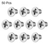 sourcing map M3x5mm Flat Head Machine Screws, Phillips Cross Screw,
