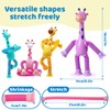 OIXEYA 4 Pezzi ventose gioco per bambini Ventosa Telescopica Giraffa