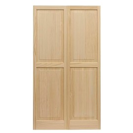 LTL Home Products SHP47 Exterior Solid Wood Raised Panel Window Shutters, 15" x 47", Unfinished Pine