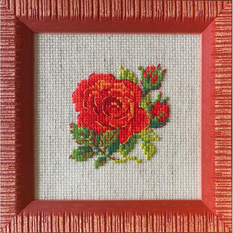 RIOLIS Cross Stitch Kit - 1843 - Red Rose