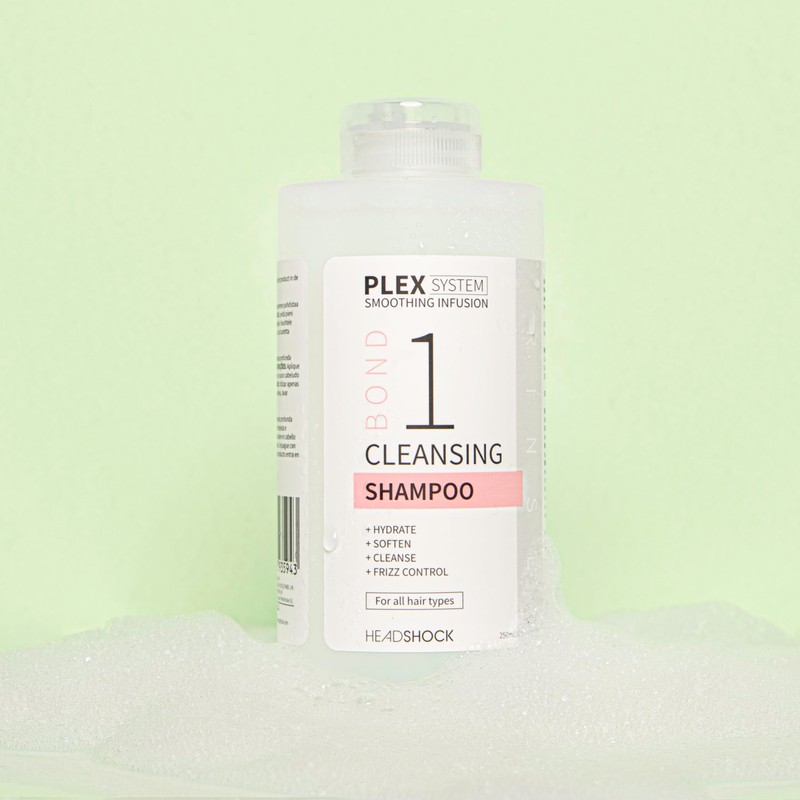 Headshock Plex System Smoothing Infusion | No1 Cleansing Shampoo |