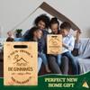 New Home New Beginnings Engraved Cutting Board with Juice Groove