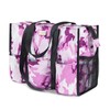 TOPDesign Utility Water Resistant Tote Bag with 13 Exterior &