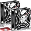 GDSTIME 2-Pack 80mm x 80mm x 25mm 24V Brushless DC