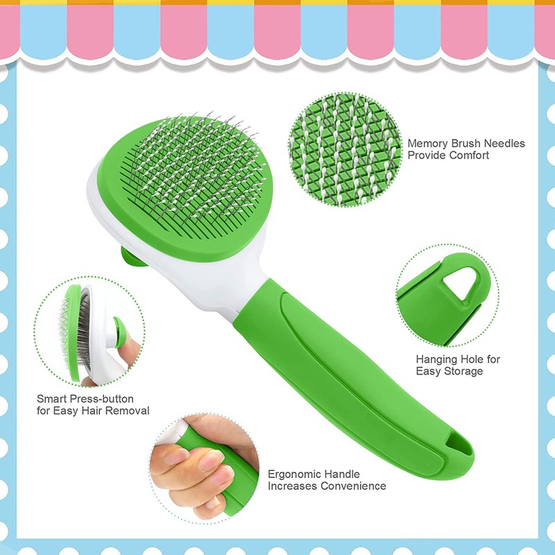 Cat Brushes for Indoor Cats, Dog Brush for Shedding with