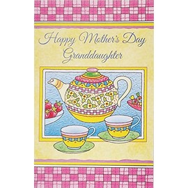 Happy Mother's Day Granddaughter Greeting Card - "You Are Thought of with Love and Pride - You Are Wished The Best Today and Every Day Too"