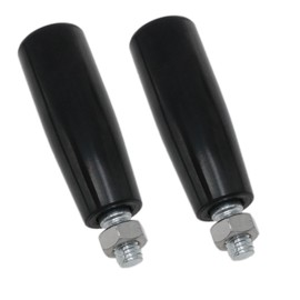 yukata Rotary Handles Lathe Hand Handle Marine Winch Handles Trailer Jack Crank Handwheel milling Machine Accessories M8 Threaded Handle with nut 2pcs (M8*63)