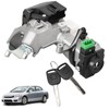 RAMATA Ignition Switch Lock Cylinder with Key (with Blank Chip)