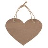 VANZACK Wedding Decor Hanging Chalkboard Sign, 8x7inch Wooden Heart Shaped