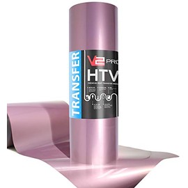 V2 Pro Heat Transfer Vinyl Film HTV Roll (Purple Rose Gold, 12 Inch x 36 Inch)