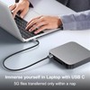 A-Goldnest Micro B to USB C Hard Drive Cables, 3.3FT