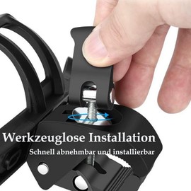 Bicycle Bottle Holder Without Screws - Lightweight Bottle Holder Road Bike, Strong Drink Holder Bicycle, Bicycle Water Bottle Holder for Road Bikes, Mountain Bikes and Children's Bicycles (White)